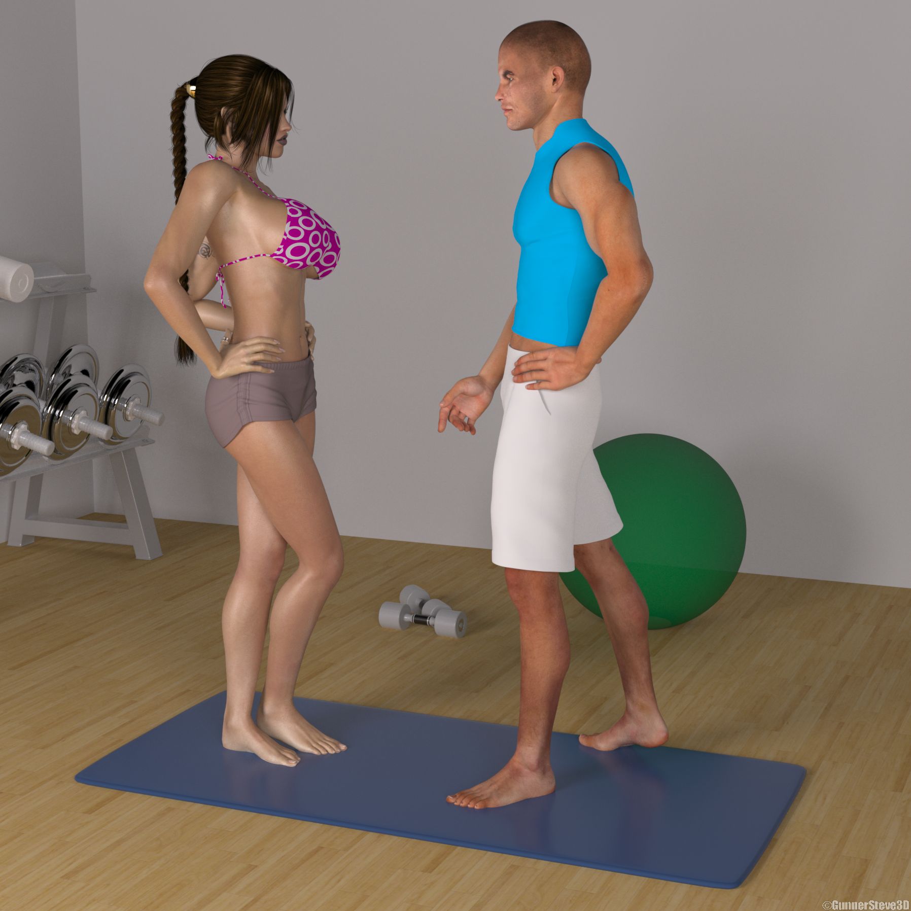 Dirty Fitness- GunnerSteve3D porn comics 8 muses Dirty Fitness- GunnerSteve3D porn comics 8 muses