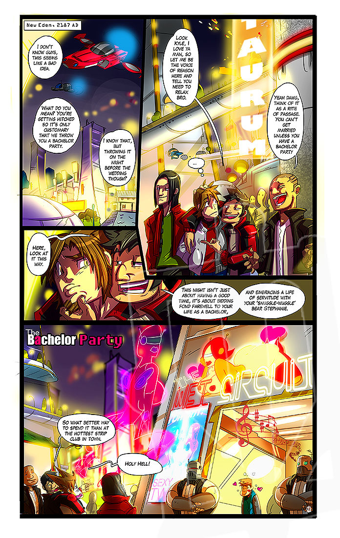Kamina-The Bachelor Party porn comics 8 muses Kamina-The Bachelor Party porn comics 8 muses