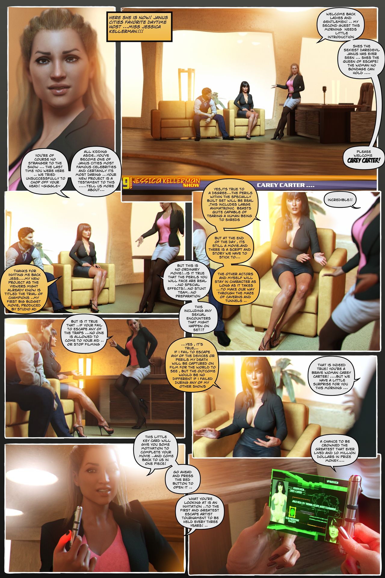Kellerman Show- Carey Carter porn comics 8 muses Kellerman Show- Carey Carter porn comics 8 muses