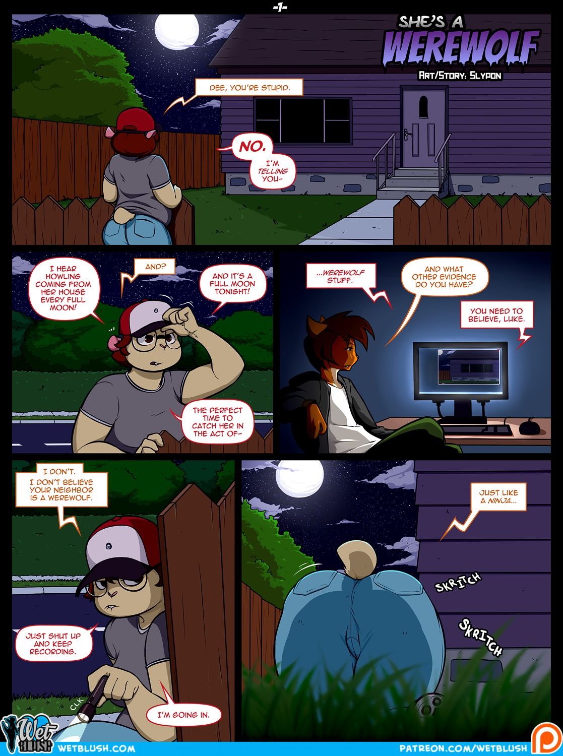 Slypon – She’s a Werewolf porn comics 8 muses Slypon – She’s a Werewolf porn comics 8 muses