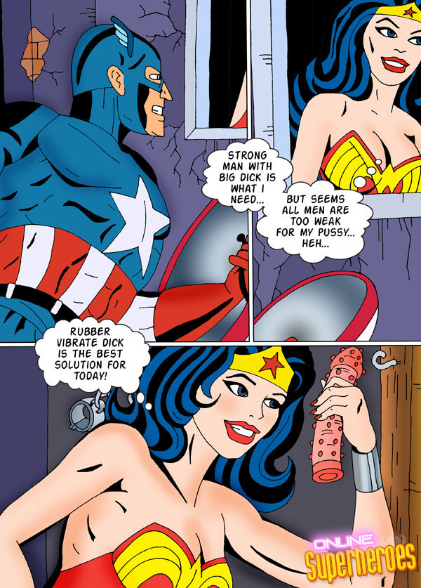 Captain America vs Wonder Woman porn comics 8 muses Captain America vs Wonder Woman porn comics 8 muses