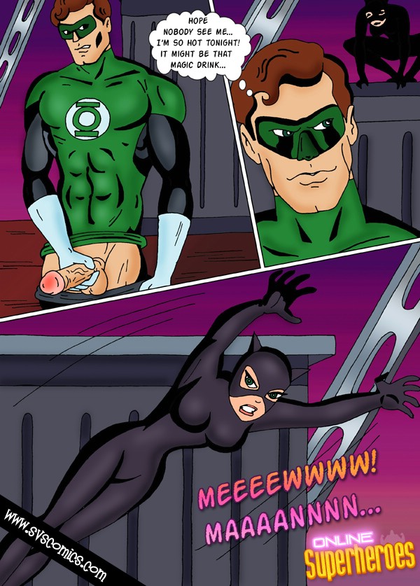 Catwoman VS Green Lantern Fuck- OLSH porn comics 8 muses Catwoman VS Green Lantern Fuck- OLSH porn comics 8 muses