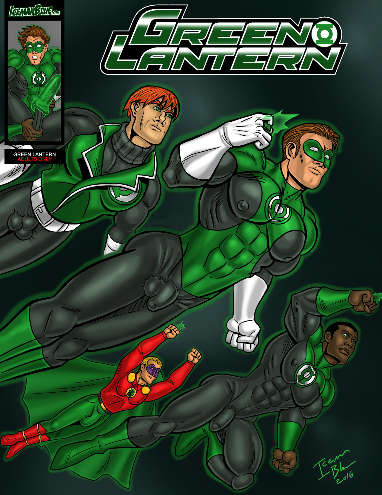Green Lantern- Iceman Blue porn comics 8 muses Green Lantern- Iceman Blue porn comics 8 muses