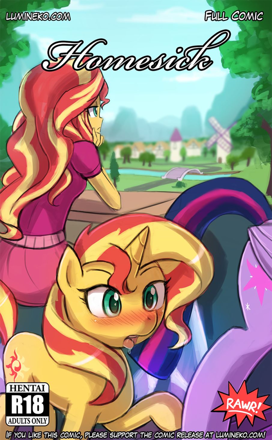 Homesick- My little Pony porn comics 8 muses Homesick- My little Pony porn comics 8 muses