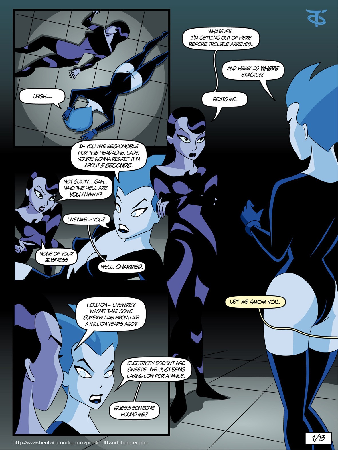 Inque and Livewire (Batman Beyond) porn comics 8 muses Inque and Livewire (Batman Beyond) porn comics 8 muses