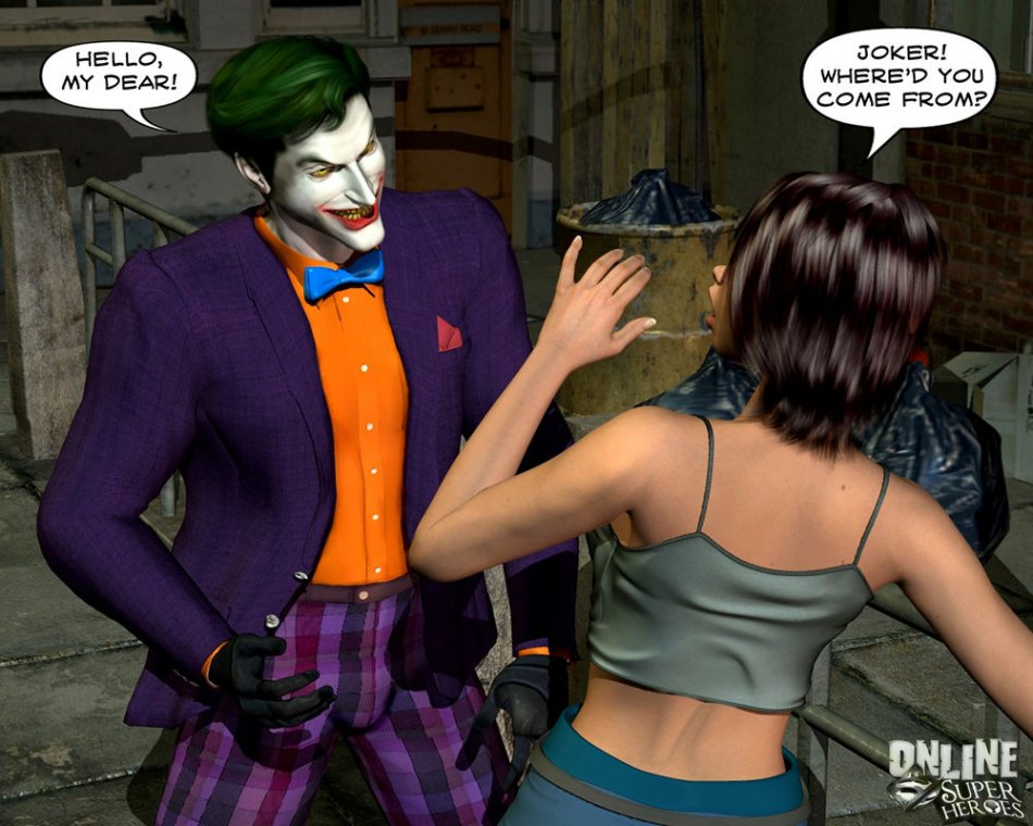 Joker Bangs hot babe in Alley- Online Superheroes porn comics 8 muses Joker Bangs hot babe in Alley- Online Superheroes porn comics 8 muses