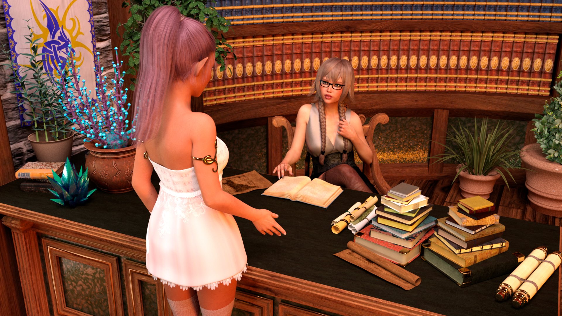 Lustful Desires – The Librarian- Naama porn comics 8 muses Lustful Desires – The Librarian- Naama porn comics 8 muses
