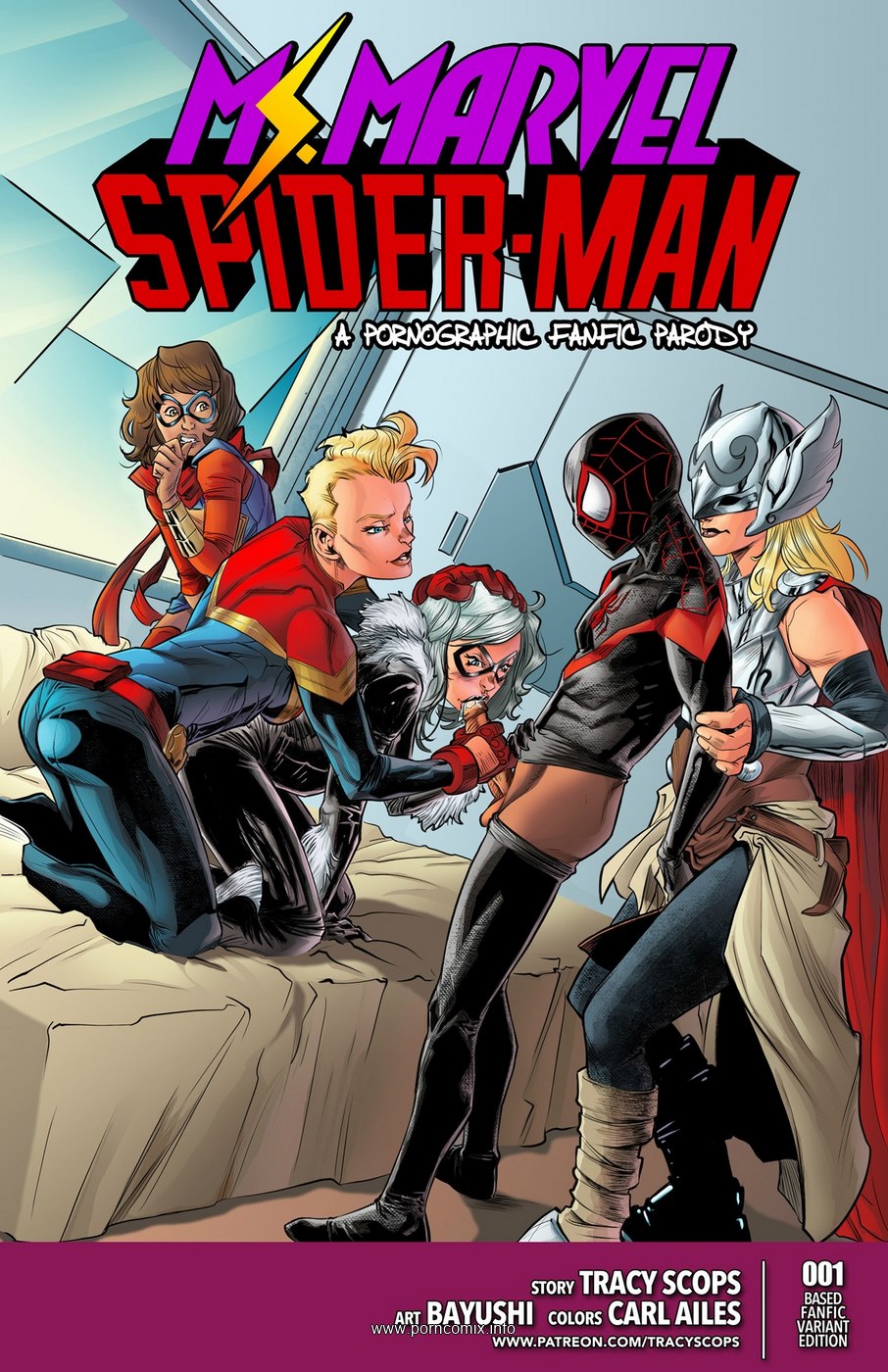 906px x 1400px - Miss Marvel Spider-Man- Tracy Scops porn comics 8 muses