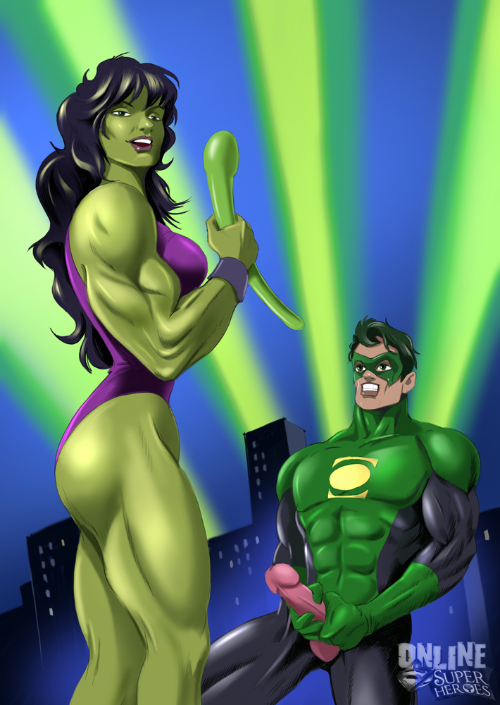 She Hulk- Green Lantern- Green Meeting porn comics 8 muses She Hulk- Green Lantern- Green Meeting porn comics 8 muses