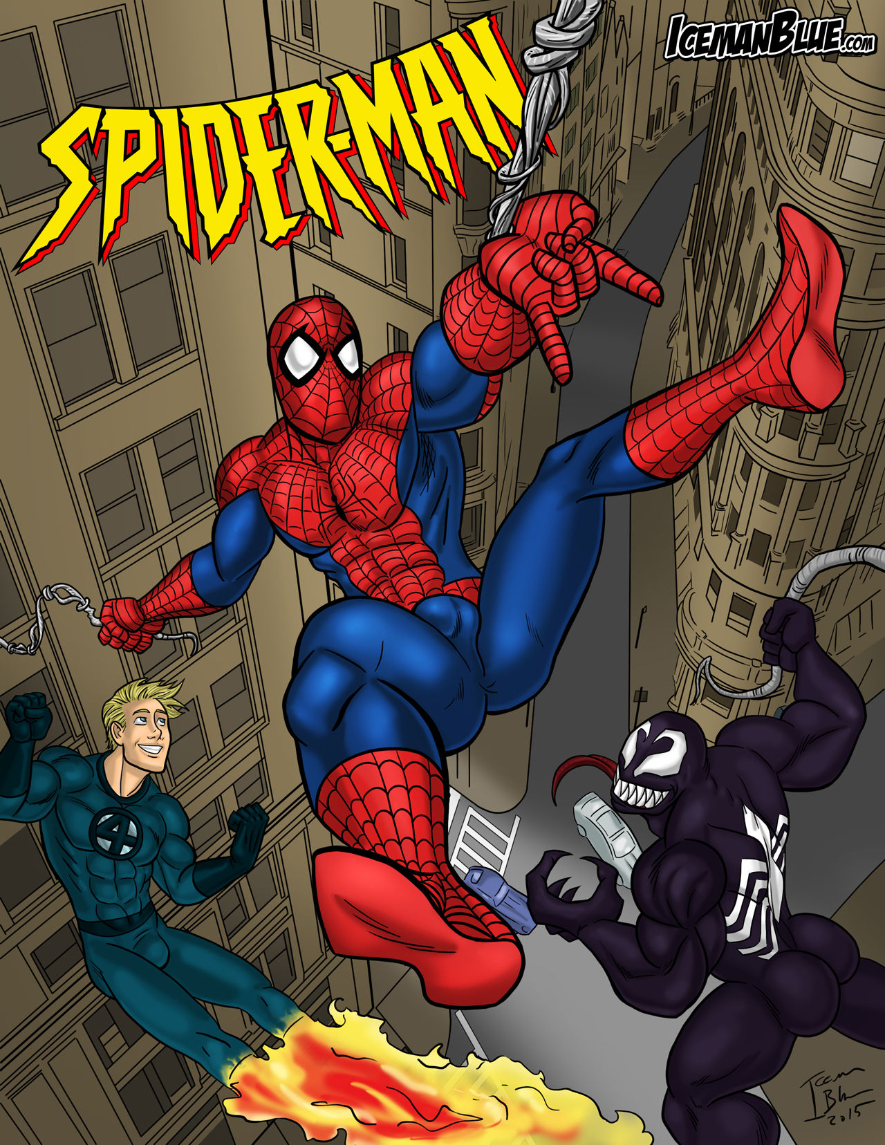 Spider-Man- Iceman Blue porn comics 8 muses Spider-Man- Iceman Blue porn comics 8 muses