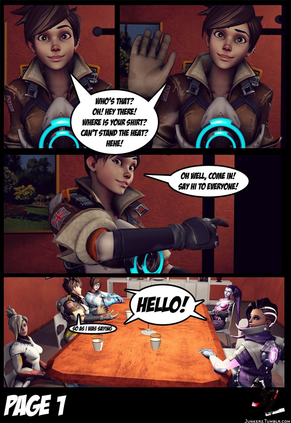 Underwatch BJ- Overwatch porn comics 8 muses Underwatch BJ- Overwatch porn comics 8 muses